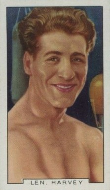 1936 Gallaher Limited Sporting Personalities Len Harvey #4 Other Sports Card