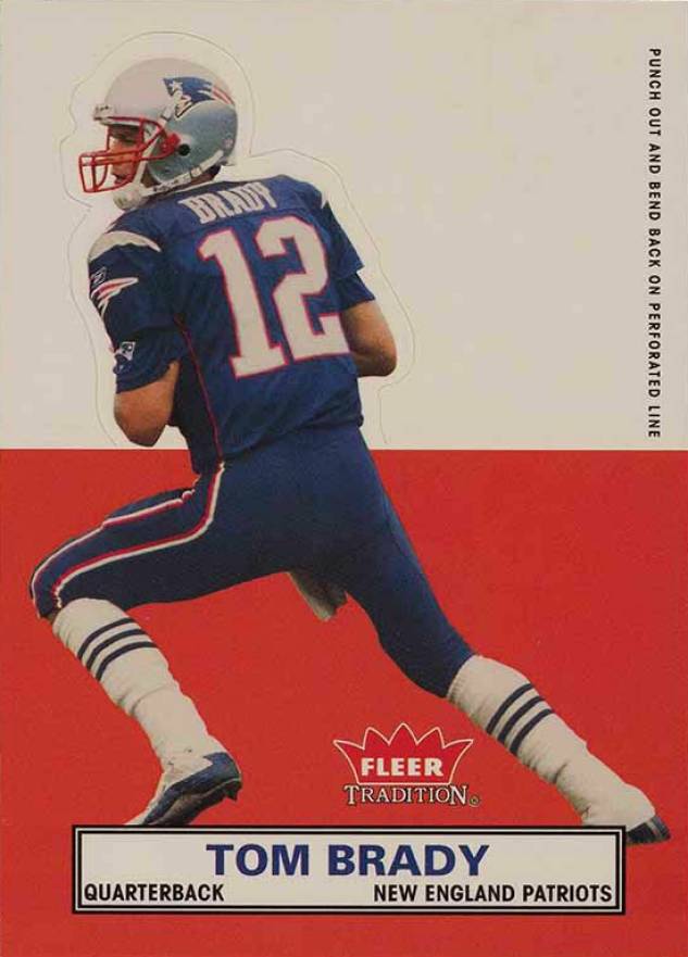 2003 Fleer Tradition Standouts Tom Brady # Football Card