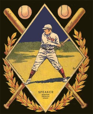 1910 Notebook Covers Tris Speaker # Baseball Card