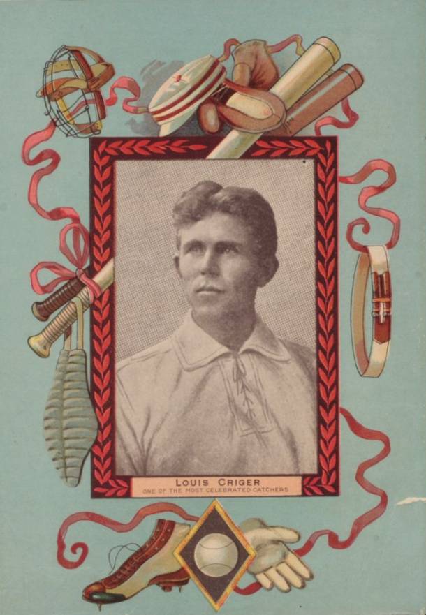 1910 Notebook Covers Lou Criger # Baseball Card