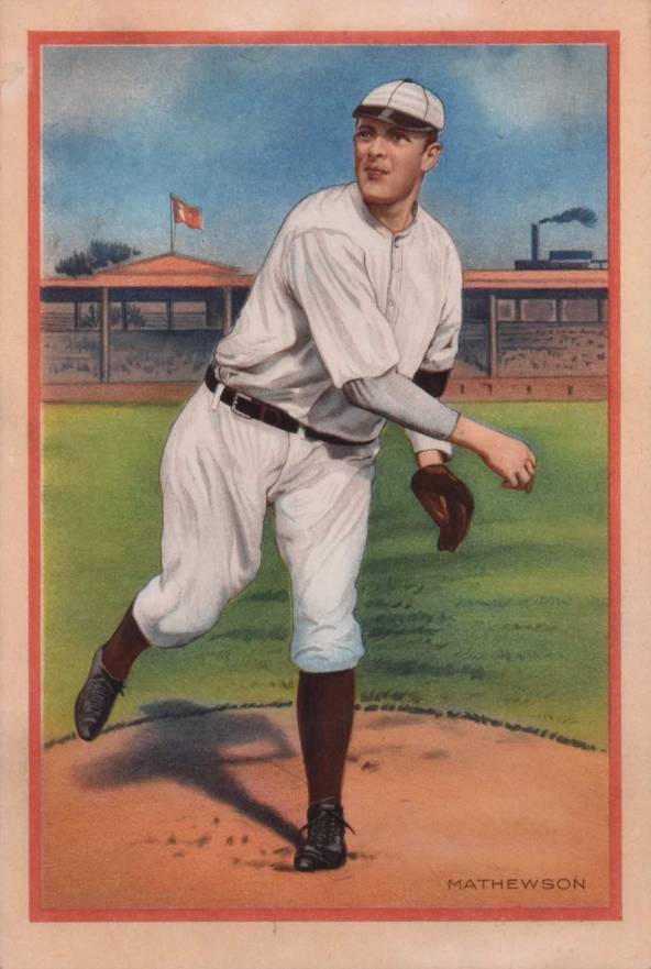 1910 Notebook Covers Christy Mathewson # Baseball Card
