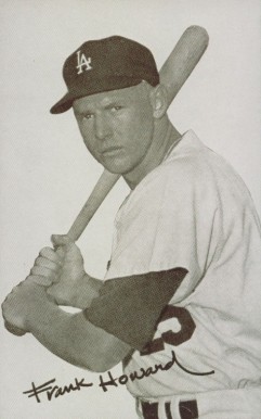 1963 Exhibits Frank Howard # Baseball Card