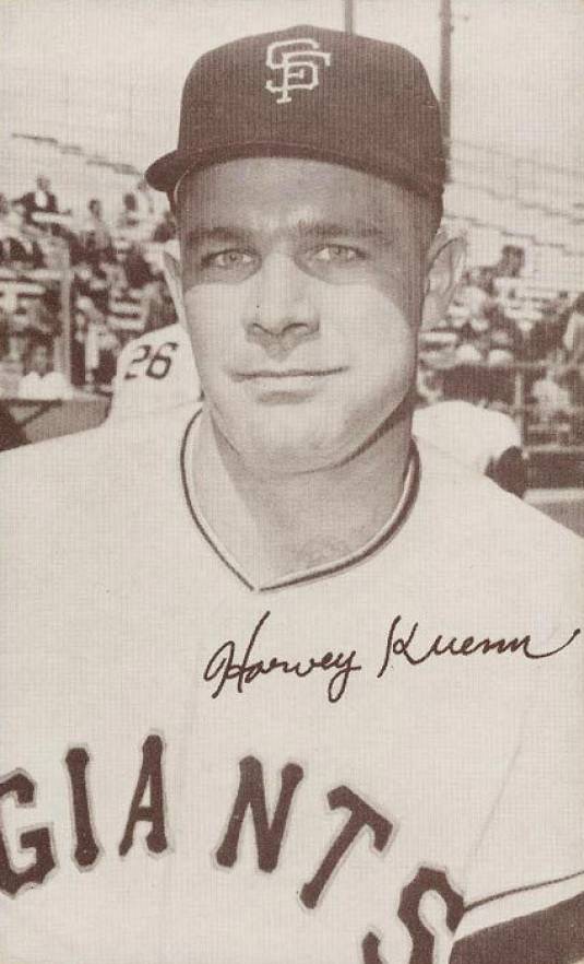 1963 Exhibits Harvey Kuenn # Baseball Card
