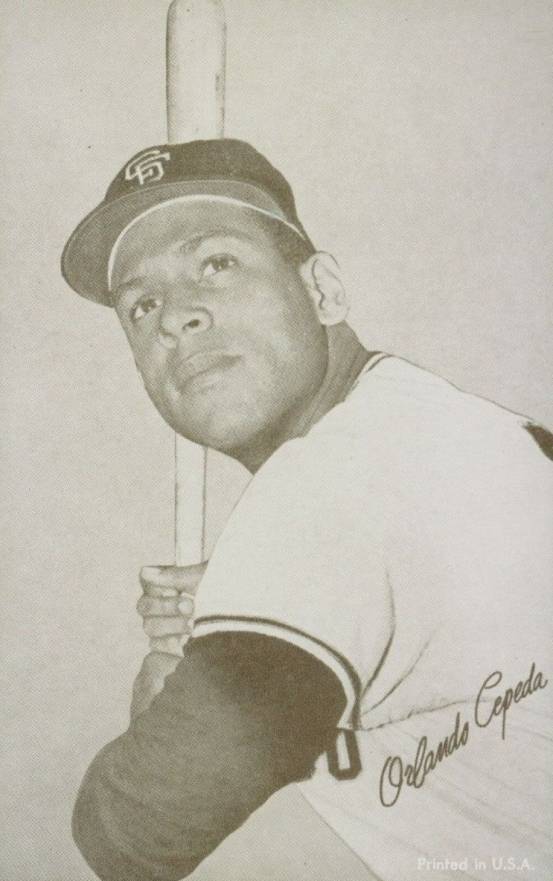 1963 Exhibits Orlando Cepeda # Baseball Card