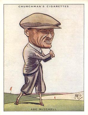 1931 WA & AC Churchman Prominent Golfers Abe Mitchell #6 Golf Card