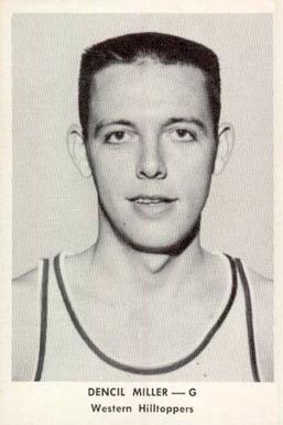 1955 Aetna Gasoline Dencil Miller # Basketball Card