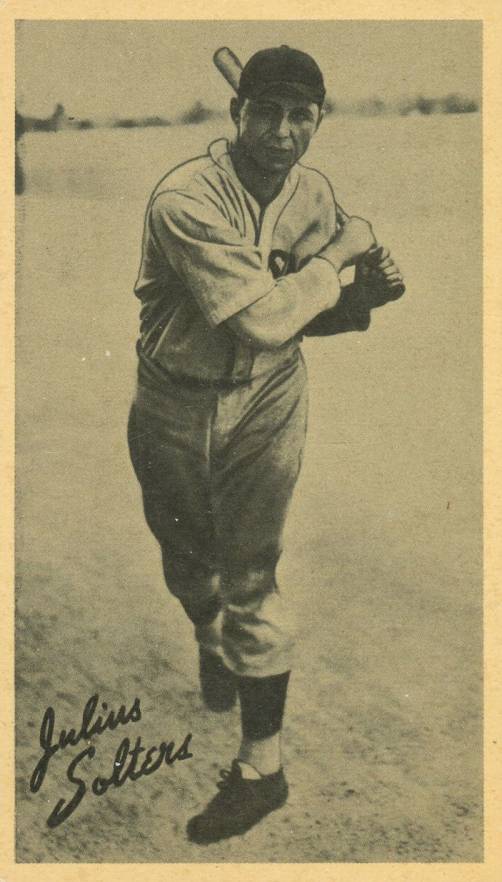1937 Goudey Premiums-Type 4 Julius Solters # Baseball Card