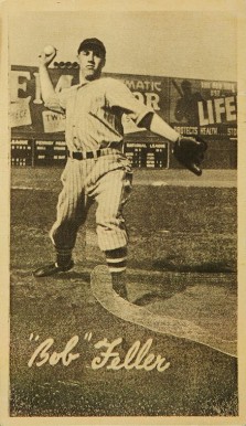 1937 Goudey Premiums-Type 4 Bob Feller #12 Baseball Card