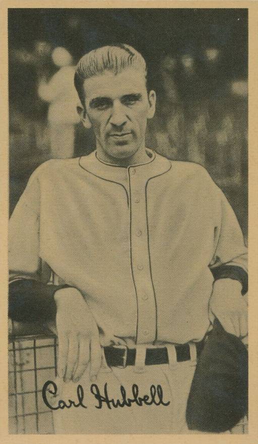 1937 Goudey Premiums-Type 4 Carl Hubbell # Baseball Card
