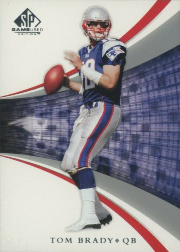 2004 SP Game Used Tom Brady #57 Football Card