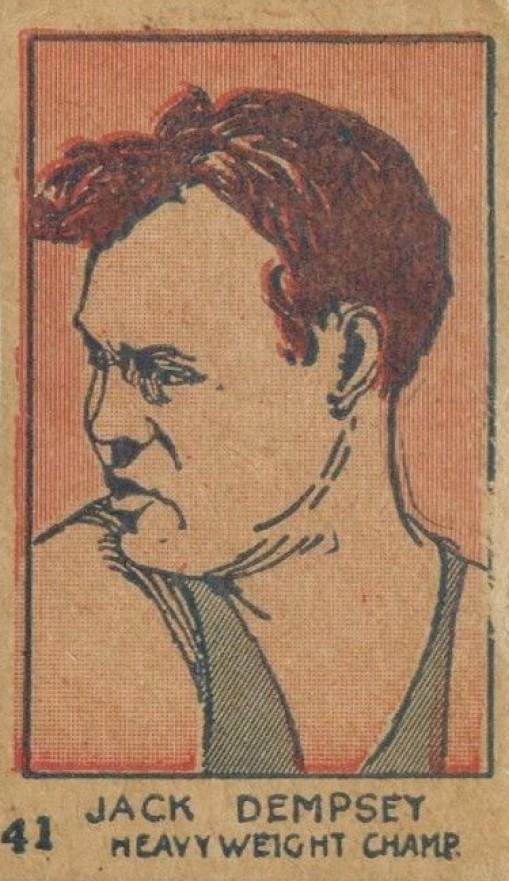 1926 W512 Hand Cut Jack Dempsey #41 Other Sports Card