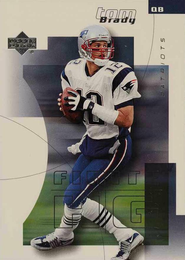 2004 Upper Deck Finite HG Tom Brady #58 Football Card