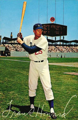 1962 L.A. Dodgers Postcards (1962-65) Frank Howard #50319 Baseball Card