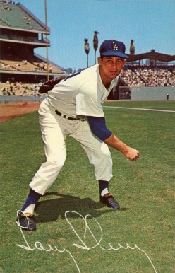 1962 L.A. Dodgers Postcards (1962-65) Larry Sherry #50316 Baseball Card