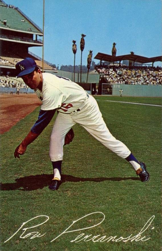 1962 L.A. Dodgers Postcards (1962-65) Ron Perranoski #50317 Baseball Card