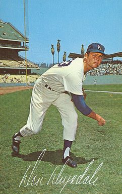 1962 L.A. Dodgers Postcards (1962-65) Don Drysdale #50321 Baseball Card