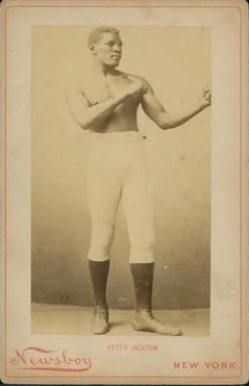 1895 Newsboy Cabinet Peter Jackson # Other Sports Card
