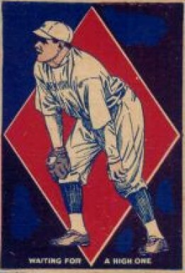 1921 Schapira Bros. Babe Ruth-Hand Cut Waiting for a High One # Baseball Card