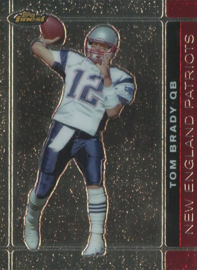 2007 Finest Tom Brady #8 Football Card