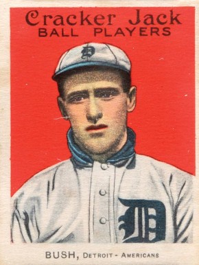 1914 Cracker Jack BUSH, Detroit-Americans #122 Baseball Card