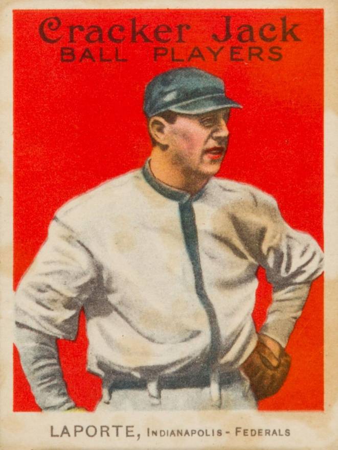 1914 Cracker Jack LAPORTE, Indianapolis-Federals #98 Baseball Card