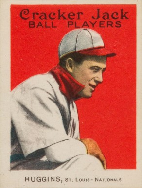 1914 Cracker Jack HUGGINS, St. Louis-Nationals #75 Baseball Card