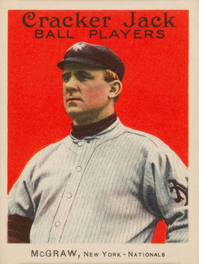1914 Cracker Jack McGRAW, New York-Nationals #69 Baseball Card