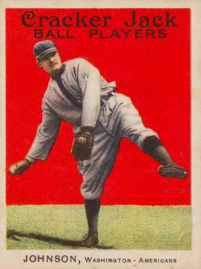 1914 Cracker Jack JOHNSON, Washington-Americans #57 Baseball Card