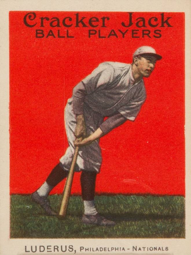 1914 Cracker Jack LUDERUS, Philadelphia-Nationals #45 Baseball Card