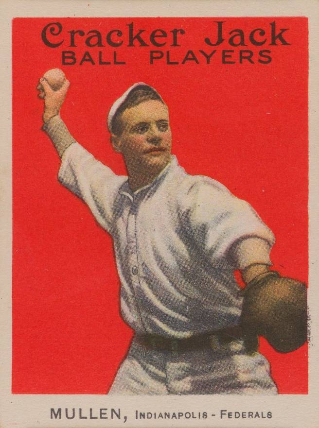 1914 Cracker Jack MULLEN, Indianapolis-Federals #24 Baseball Card