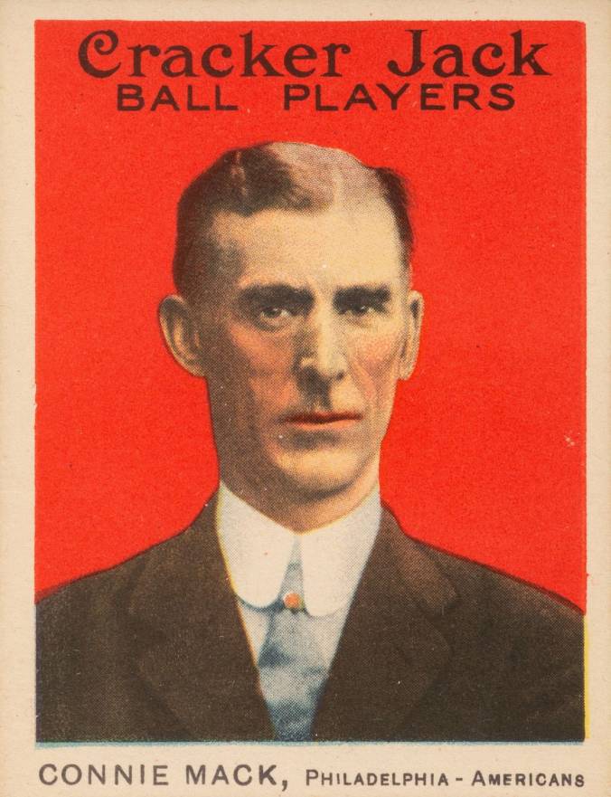 1914 Cracker Jack CONNIE MACK, Philadelphia-Americans #12 Baseball Card