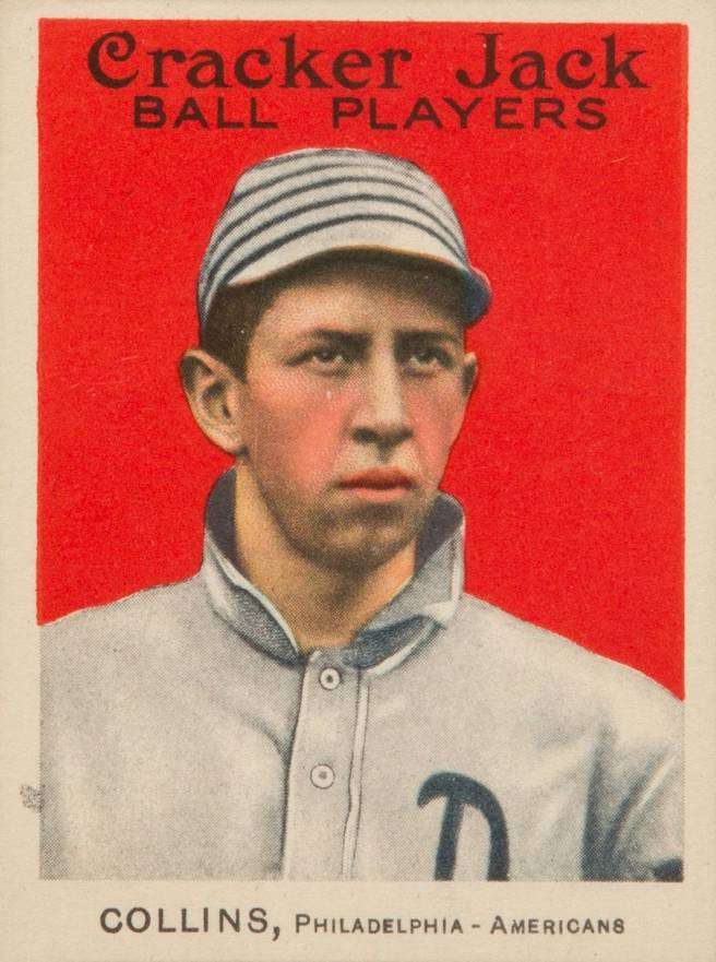 1914 Cracker Jack Eddie Collins #7 Baseball Card