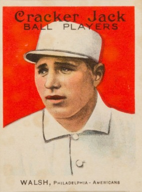 1914 Cracker Jack WALSH, Philadelphia-Americans #144 Baseball Card