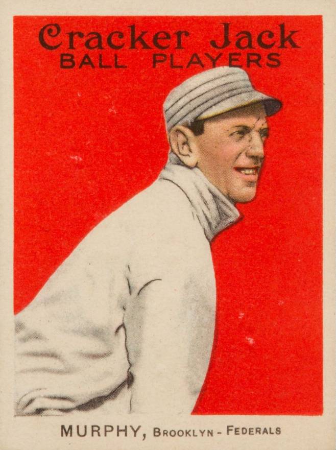 1914 Cracker Jack Murphy, Brooklyn-Federals #140 Baseball Card
