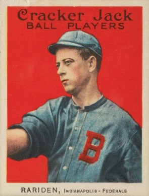 1914 Cracker Jack RARIDEN, Indianapolis-Federals #137 Baseball Card
