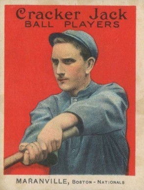 1914 Cracker Jack MARANVILLE, Boston-Nationals #136 Baseball Card