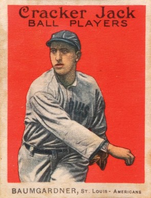 1914 Cracker Jack BAUMGARDNER, St. Louis-Americans #131 Baseball Card