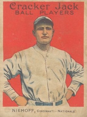 1914 Cracker Jack Bert Niehoff #125 Baseball Card