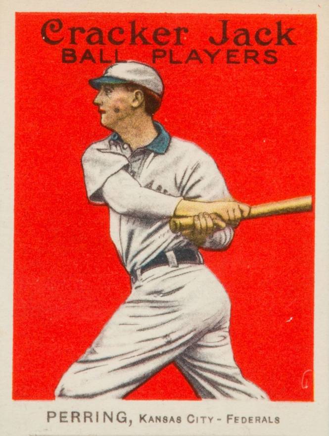 1914 Cracker Jack Perring, Kansas City-Federals #119 Baseball Card