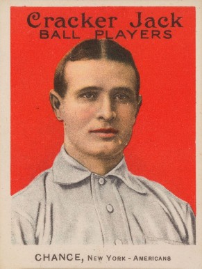 1914 Cracker Jack CHANCE, New York-Amercians #99 Baseball Card