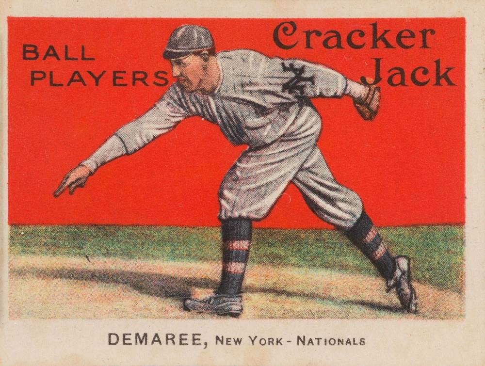 1914 Cracker Jack Demaree, New York-Nationals #92 Baseball Card