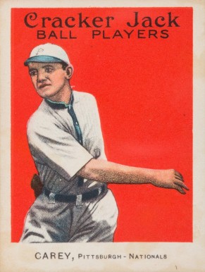 1914 Cracker Jack CAREY, Pittsburgh-Nationals #73 Baseball Card
