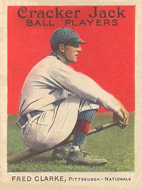 1914 Cracker Jack FRED CLARKE, Pittsburgh-Nationals #70 Baseball Card