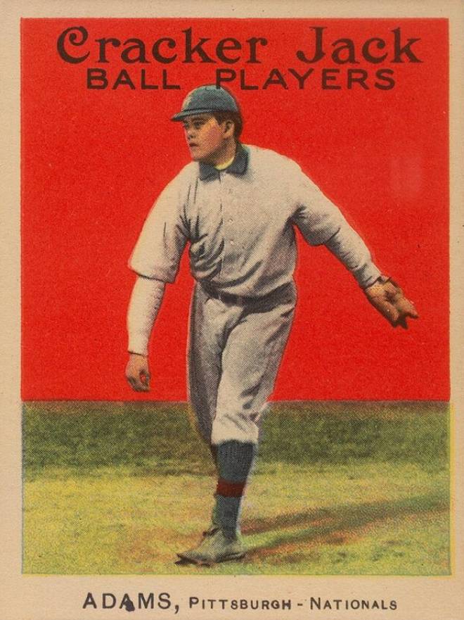 1914 Cracker Jack ADAMS, Pittsburgh-Nationals #63 Baseball Card