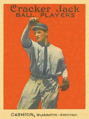1914 Cracker Jack Cashion, Washington-Americans #62 Baseball Card