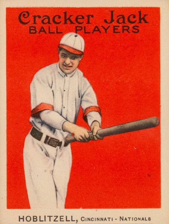 1914 Cracker Jack Dick Hoblitzel #55 Baseball Card
