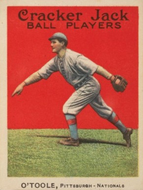 1914 Cracker Jack O'TOOLE, Pittsburgh-Nationals #54 Baseball Card