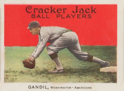 1914 Cracker Jack Gandil, Washington-Americans #39 Baseball Card