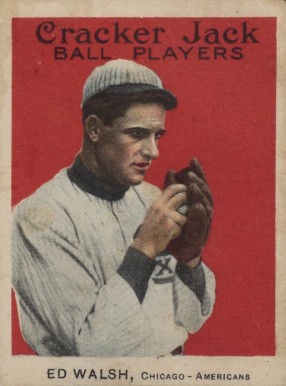 1914 Cracker Jack ED WALSH, Chicago-Americans #36 Baseball Card