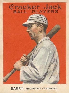 1914 Cracker Jack BARRY, Philadelphia-Americans #28 Baseball Card